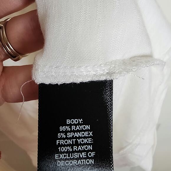 Torrid Knit Square Neck Eyelet Top, NWT, 3X - Picture 5 of 6